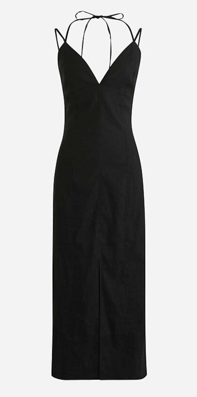 J. Crew Collection halter-tie V-neck sheath dress NWT Size 24